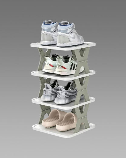 "Smart Foldable Shoes Rack – 4 Tier" Pack of 1