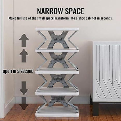 "Smart Foldable Shoes Rack – 6 Tier" Pack of 1