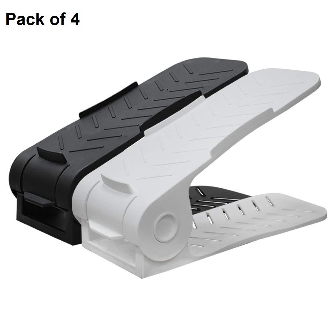 Adjustable Shoe Storage cum Organizer, Pack of 4 pcs.